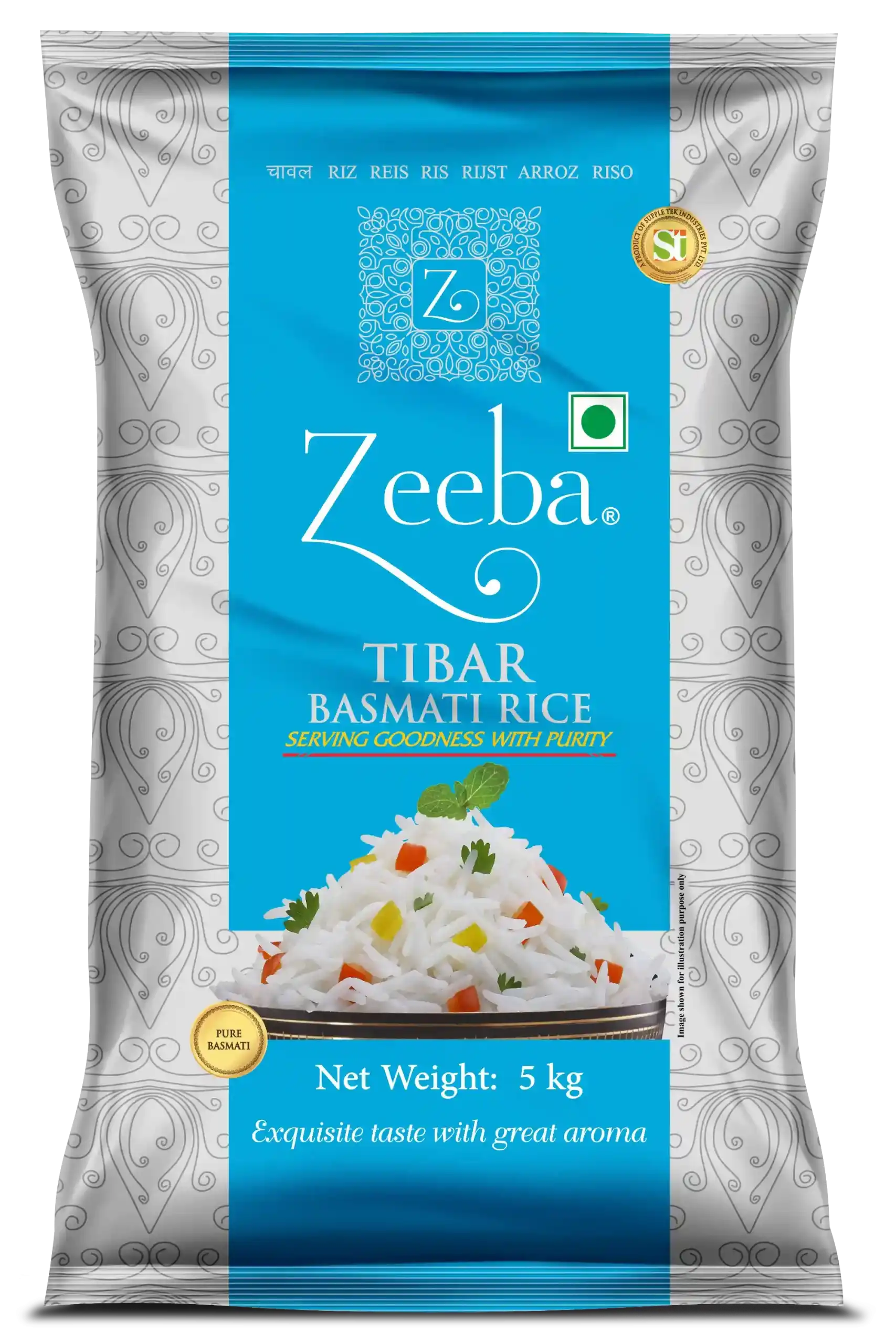 Zeeba Tibar Basmati Rice 1KG
