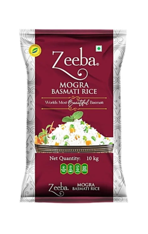 ZEEBA MOGRA BASMATI RICE 30KG