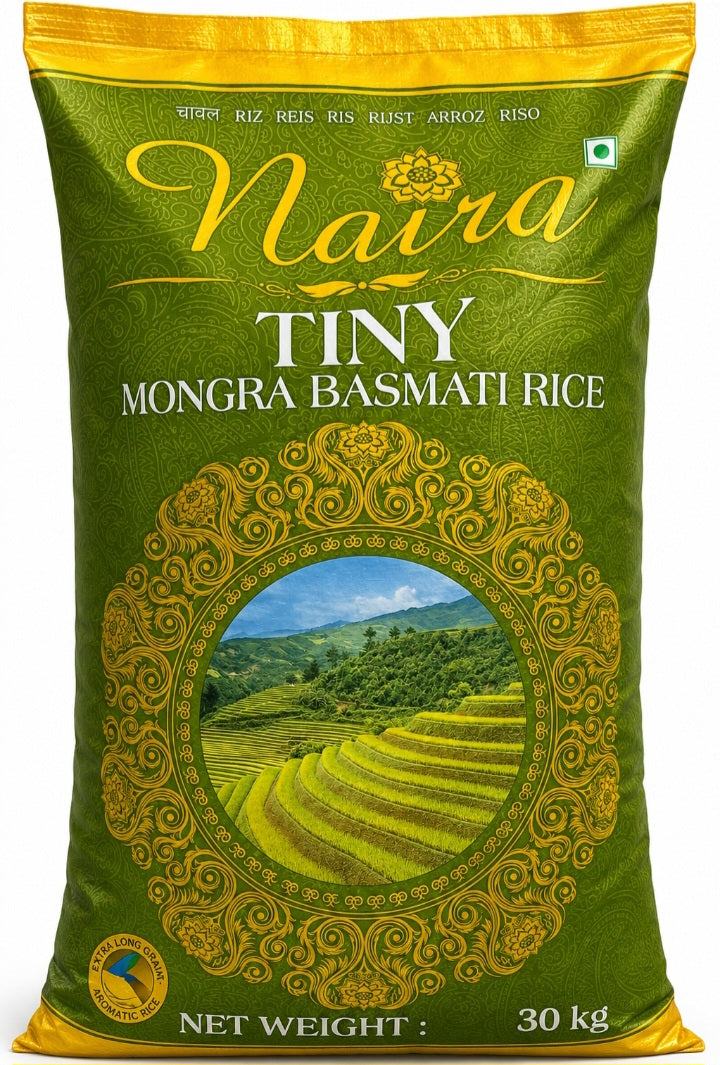 NAIRA TINY MOGRA BASMATI RICE 30KG