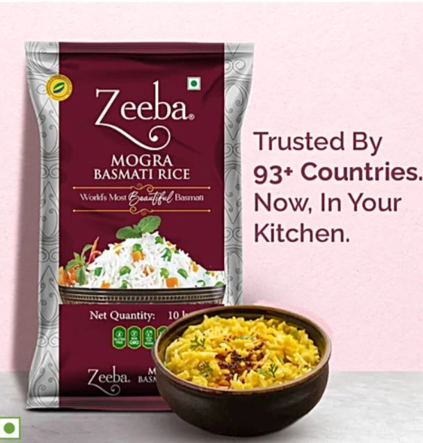 ZEEBA MOGRA BASMATI RICE 30KG